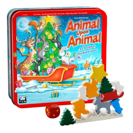 Animal Upon Animal Christmas Stacking Game